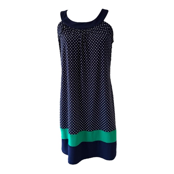 Sweet Storm Dresses & Skirts - Sweet‎ Storm Sleeveless Blue White Green Dress Juniors Large Excellent Condition